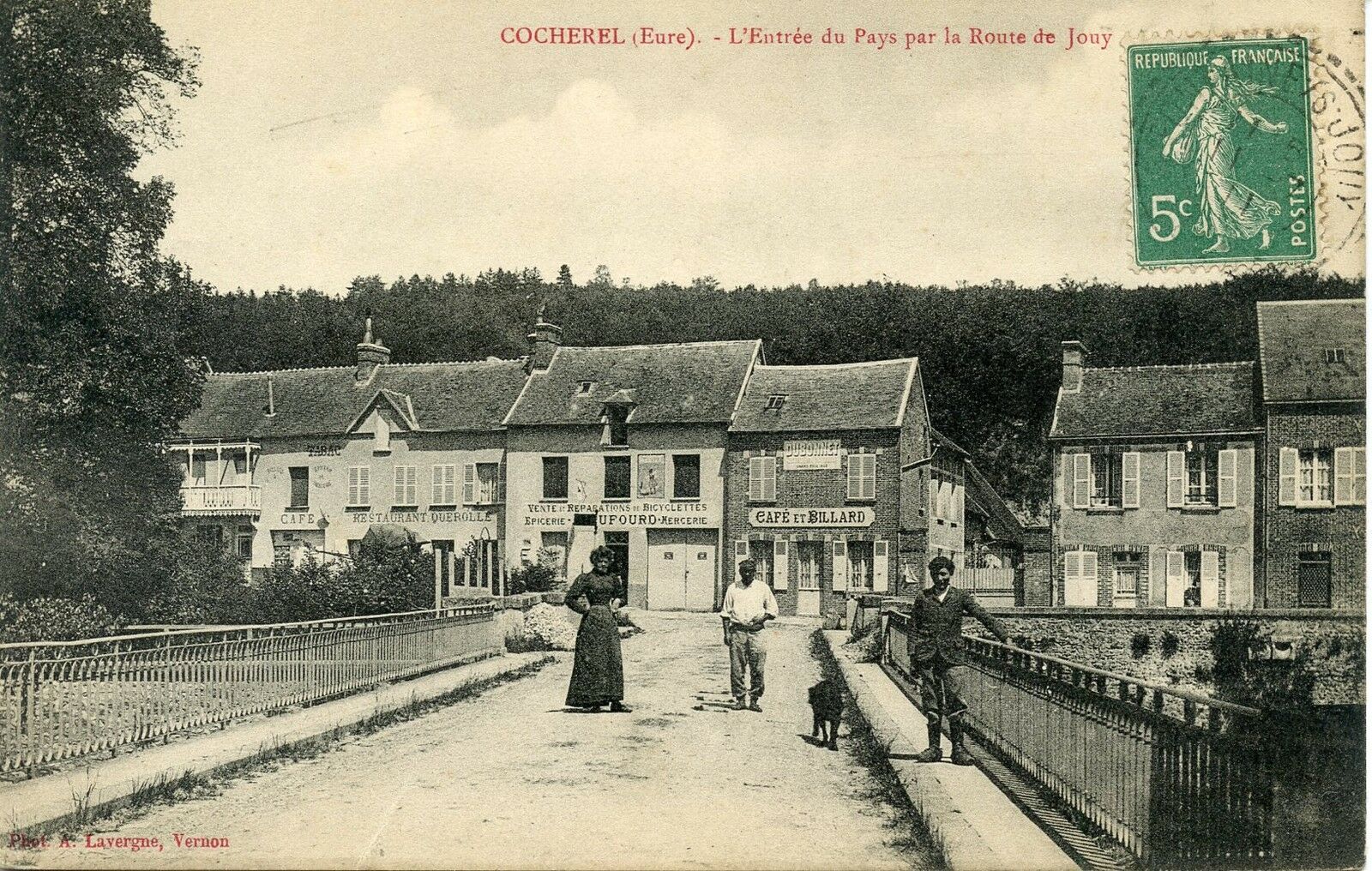 Carte-Postale-Cocherel-Lentree-Du-Pays-Par