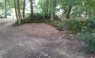 Photos de la motte castrale féodale dite « aux anglais »